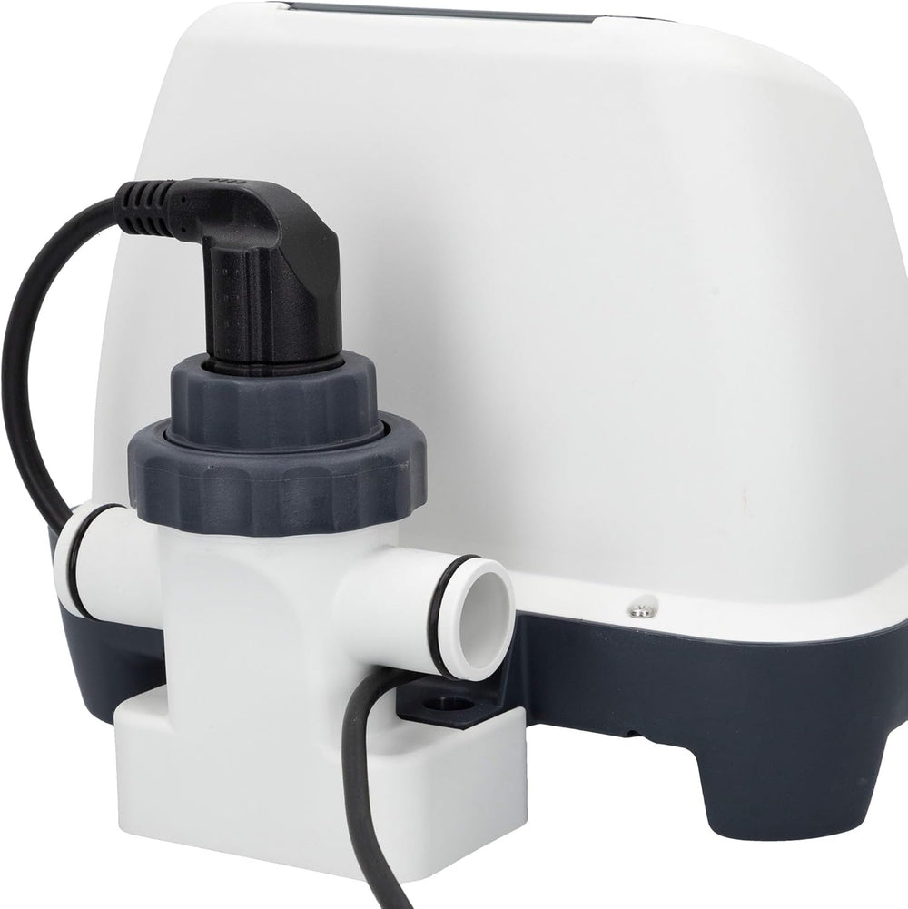 Intex 26662GS - Sistema Krystal Clear Salt Water, generatore di cloro salino, per pompa filtro 1136-3785 l/h, per piccole piscine fino a 366 cm, plastica, bianco