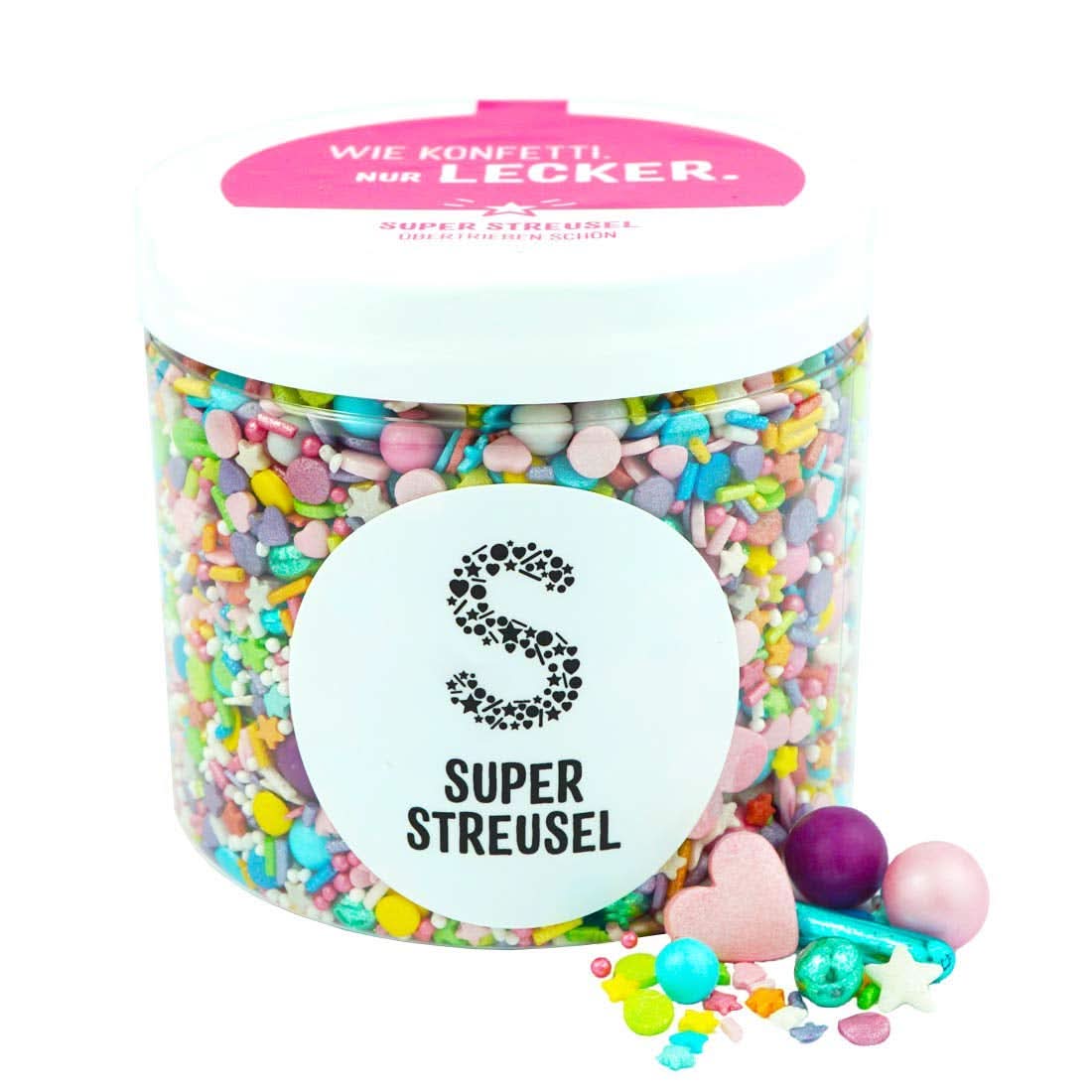 Super Streusel, Sprinkles, Confetti Parade Sprinkles Naty Shop 180 grame