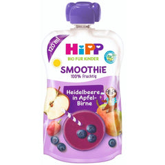 Hipp BIO Smoothie con mele, pesche, banane con bevanda all'avena, 120 ml, confezione da 6 (6 x 120 ml) Mamma e bambino Naty Shop 6 x 120 ml Mele e pere