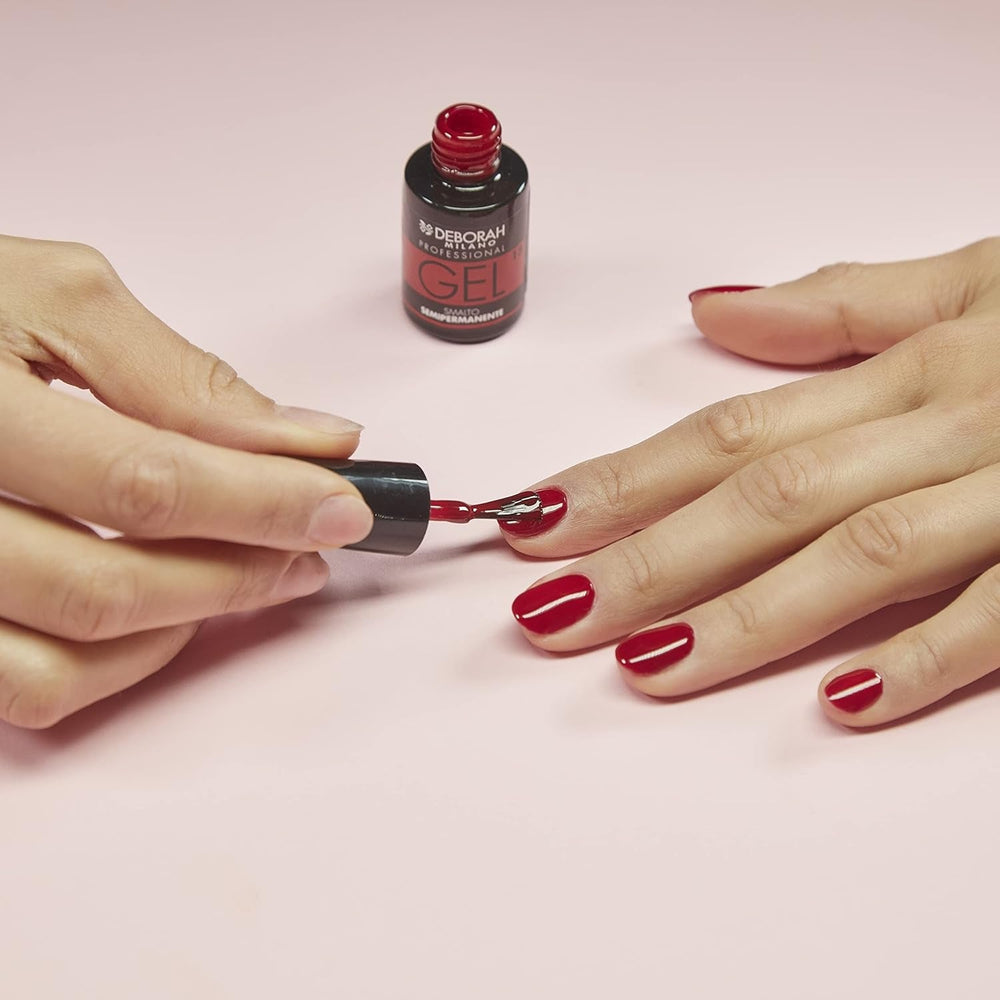 Milano Professional Nail Lacquer, semipermanente, nr. 32 Rose Crepe, effetto rimpolpante, langanhaltend, verleiht intensive und glänzene Nägel, 4,5 ml
