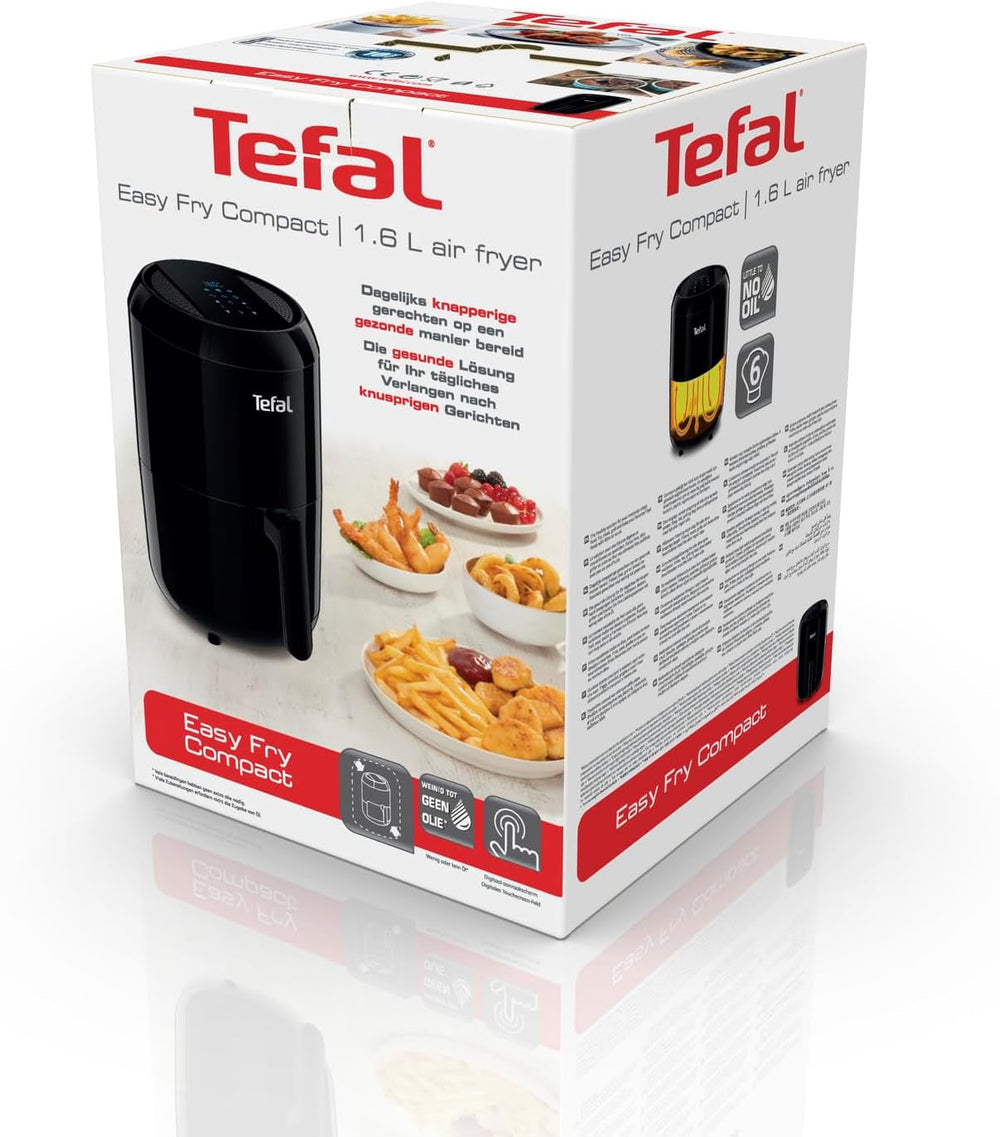 Tefal EY3018 Easy Fry Friggitrice ad aria calda compatta, 1,6L, 6 programmi di cottura Elettrodomestici Naty Shop