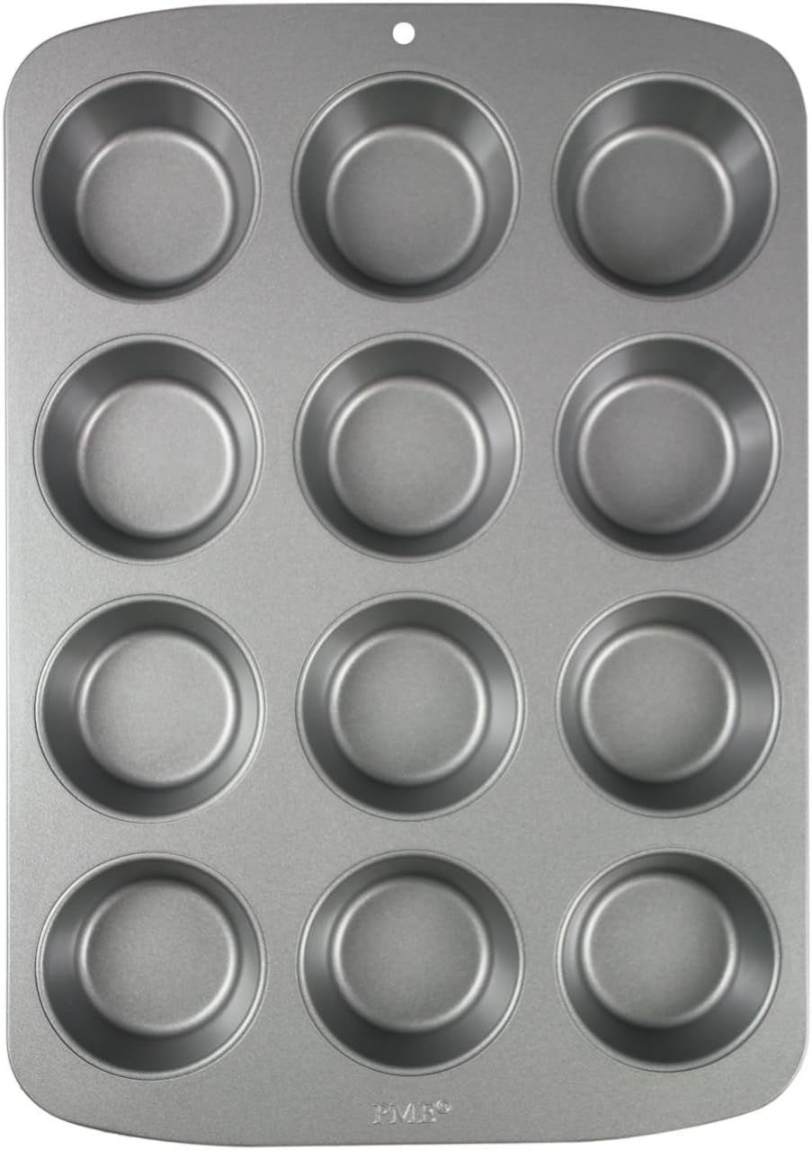 CSB111 Antihaftbeschichtete Mini-Muffinform Mit 24 Löchern Aus Karbonstahl, Edelstahl, Argento, 39,4 X 24,6 X 2,1 Cm Stampi e vassoi per cuocere Naty Shop 37.2999999999999997 X 26,1 X 3,1 Cm Einzeln