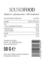 Afine liofilizate, întregi din Germania Recolta 2023, 50 grame Produse deshidratate Naty Shop