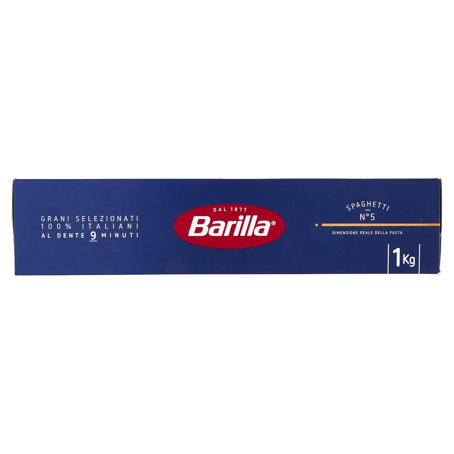 Spaghetti Classici Barilla N.5 pasta di semola di grano duro di alta qualità, sempre al dente (1 x 1 kg)