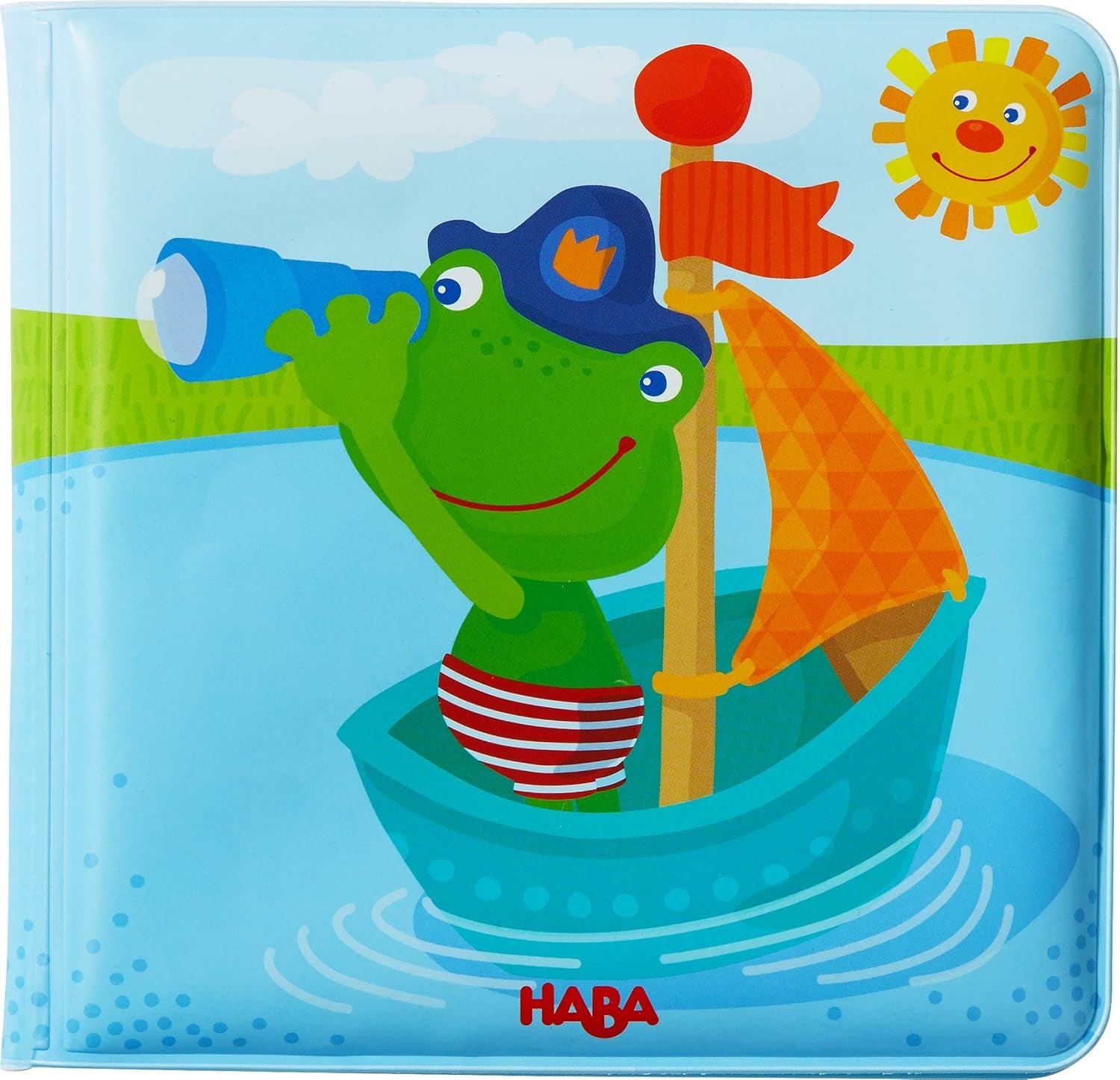 HABA 302634 Captain Frog 2 carte de baie, jucărie pentru copii mici Jucarii Bebe Naty Shop