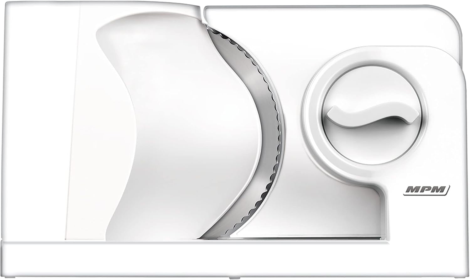 MPM MKR-05 Affettatrice elettrica universale, spessore di taglio regolabile fino a 15 mm, 150 W Trituratori e Affettatrici Naty Shop