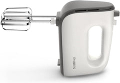 Philips Miscelatore manuale, 450 W, 5 Geschwindigkeiten più Turbo, Bianco/Grigio (HR3741/00) Cucina Naty Shop