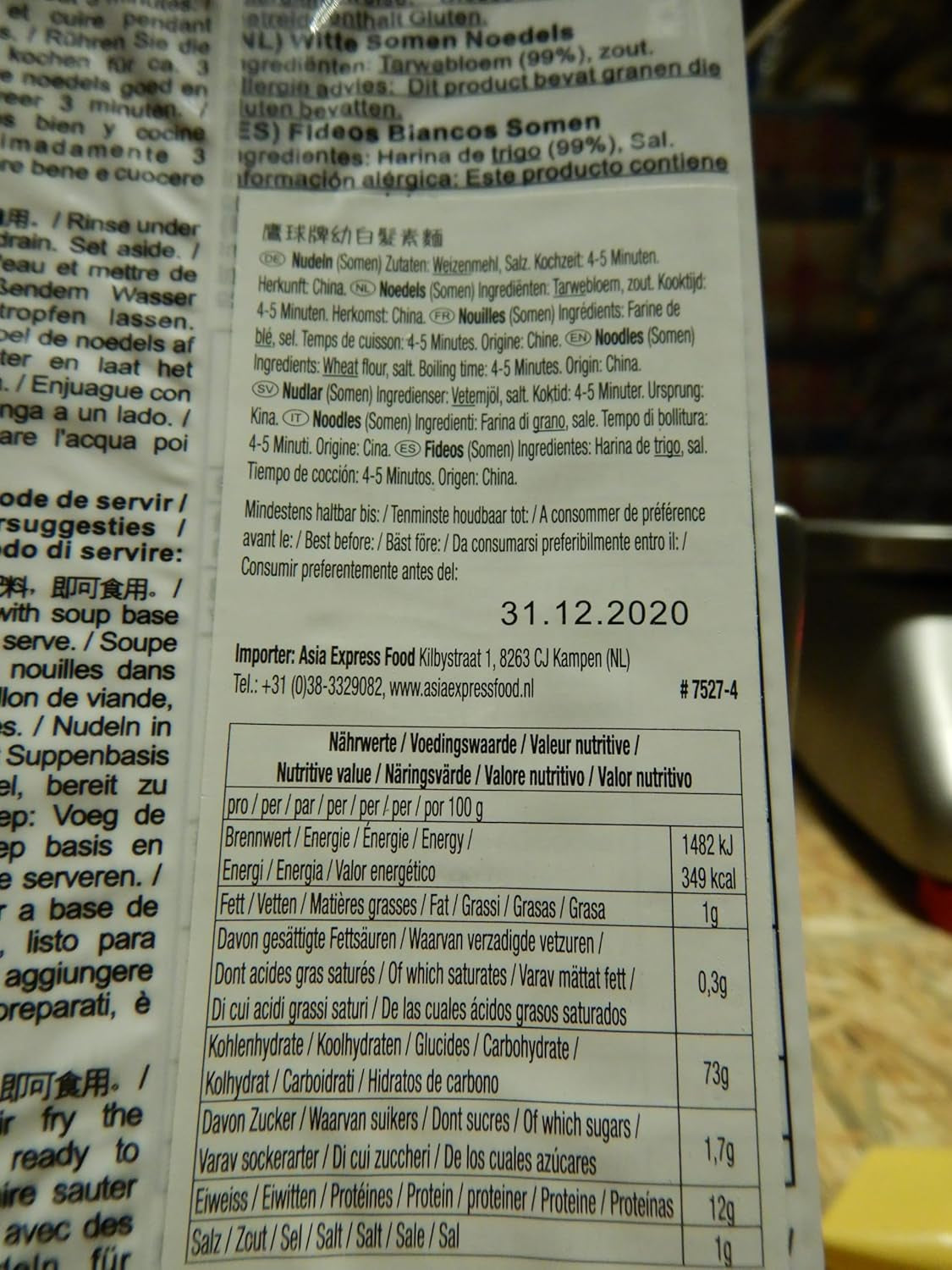 - Tagliatelle Somen secche (1 x 400 g)