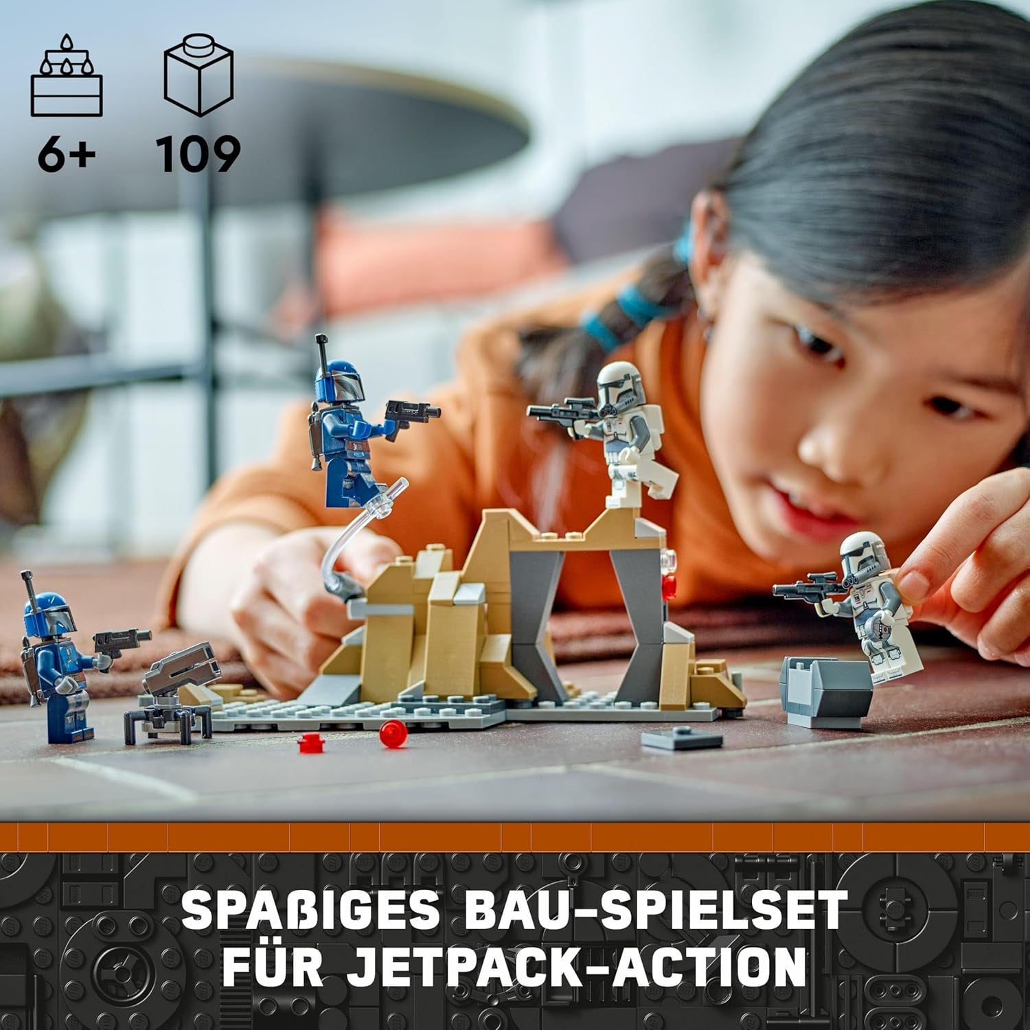 LEGO Star Wars: Battle Pack Mandalorian Ambush a Mandalore, giocattolo costruibile avventuroso per bambini, set d'azione da collezione, idea regalo per ragazzi e ragazze 75373 Set da costruzione Acquista il negozio LEGO