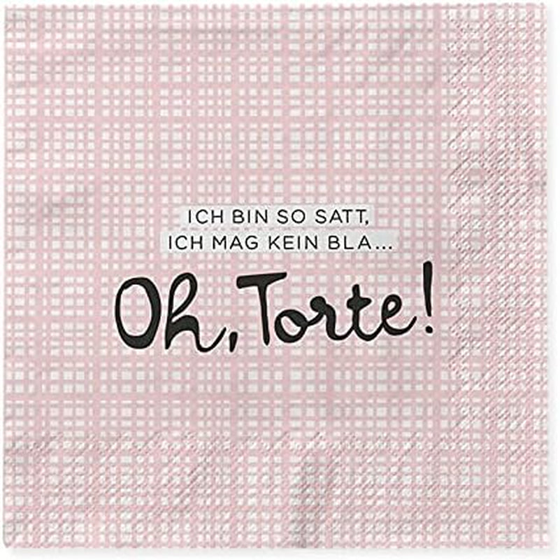 Șervețele Grafik-Werkstatt cu dicton | 20 bucăți | 12,5 X 12,5 cm | alb | bună ziua