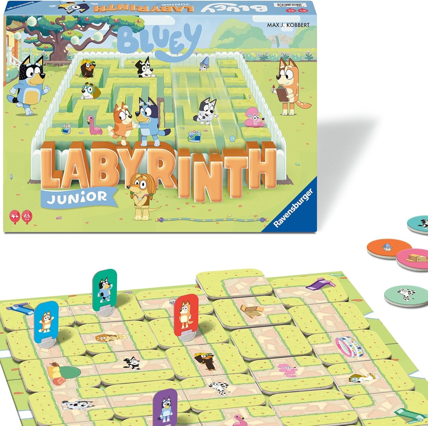 Ravensburger Gioco per bambini 20847 - Junior Labyrinth - Classico per famiglie per bambini, gioco per bambini dai 4 anni in su - Gioco da tavolo adatto per 2-4 giocatori, edizione Junior