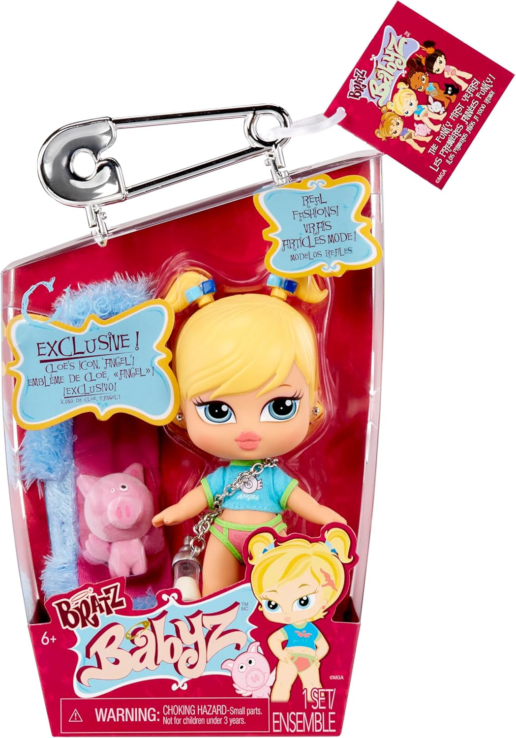 Bratz Babyz Sammlerpuppe - Sasha - mit Echter Mode und Haustier - Kinderspielzeug - Ideal ab 6 Jahren