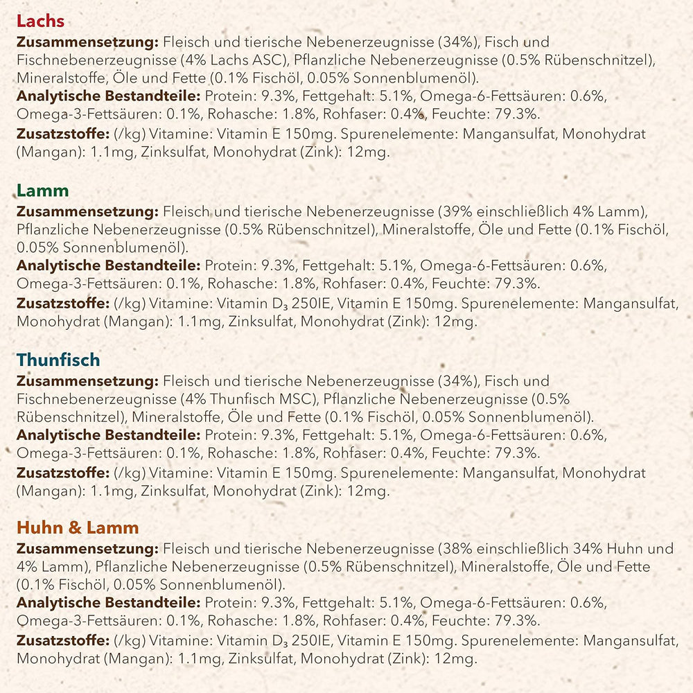 IAMS Hrană umedă naturală pentru pisici în sos - Hrană umedă de înaltă calitate cu carne și pește pentru pisici adulte, Colecția Land & Sea, 12 x 85 g