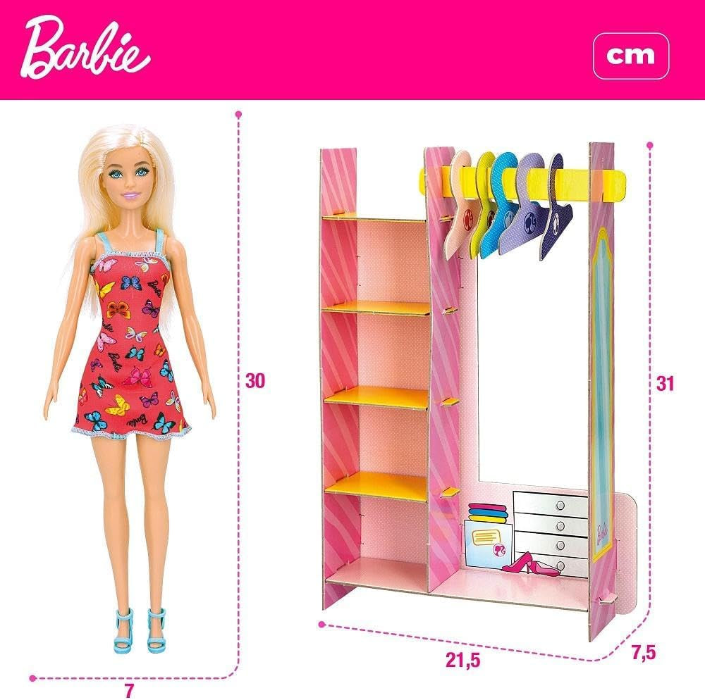 Lisciani 76918 Barbie Fashion Boutique Case delle bambole Naty Shop