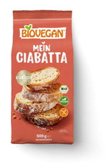Biovegan Mein Ciabatta Backmischung Miscela per panificazione e cottura Naty Shop 9 Kg (Confezione 1Er)