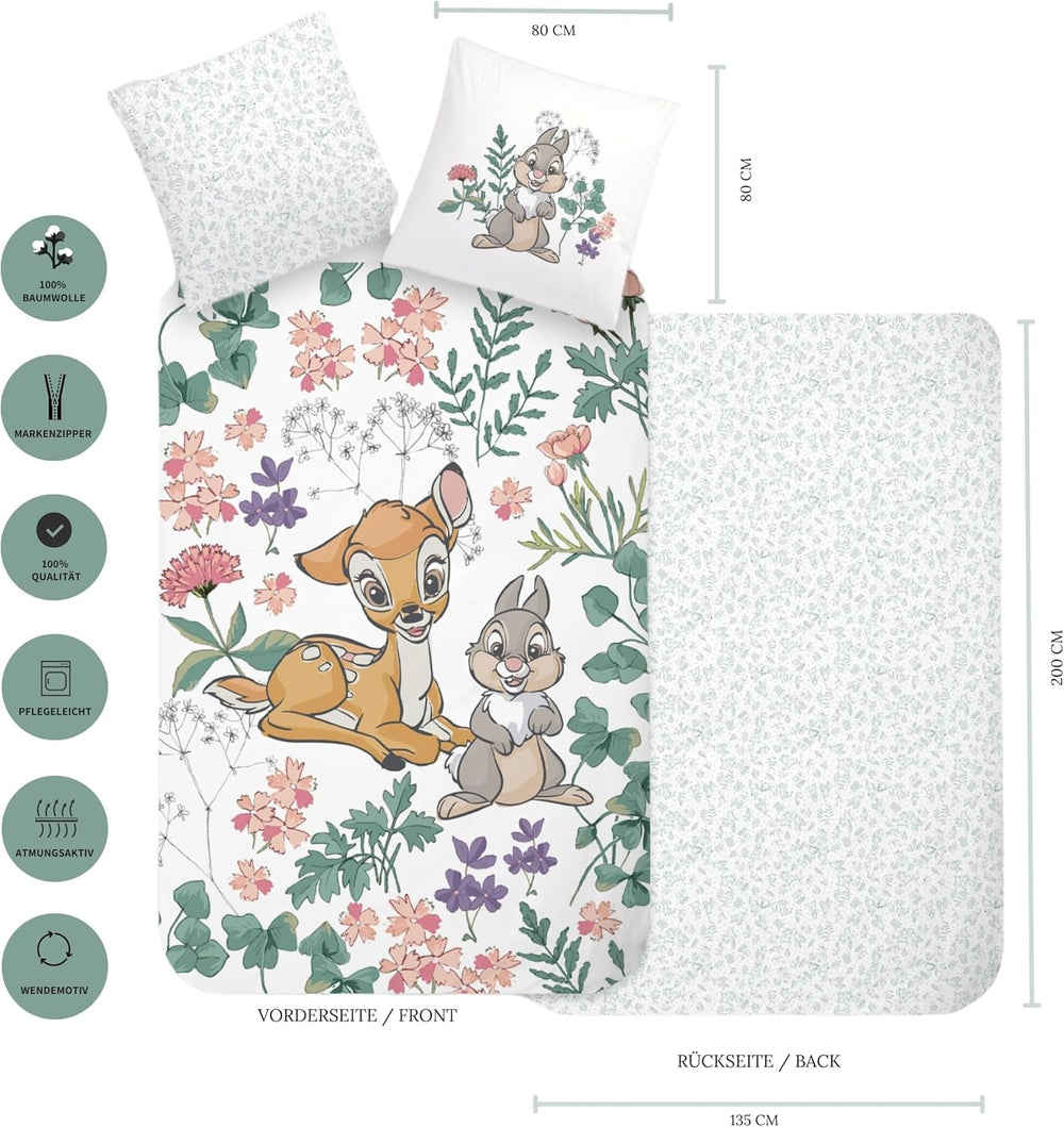 Biancheria da letto per bambini e bambine Cartoon Biancheria da letto in cotone 100% - Kids Naty Shop