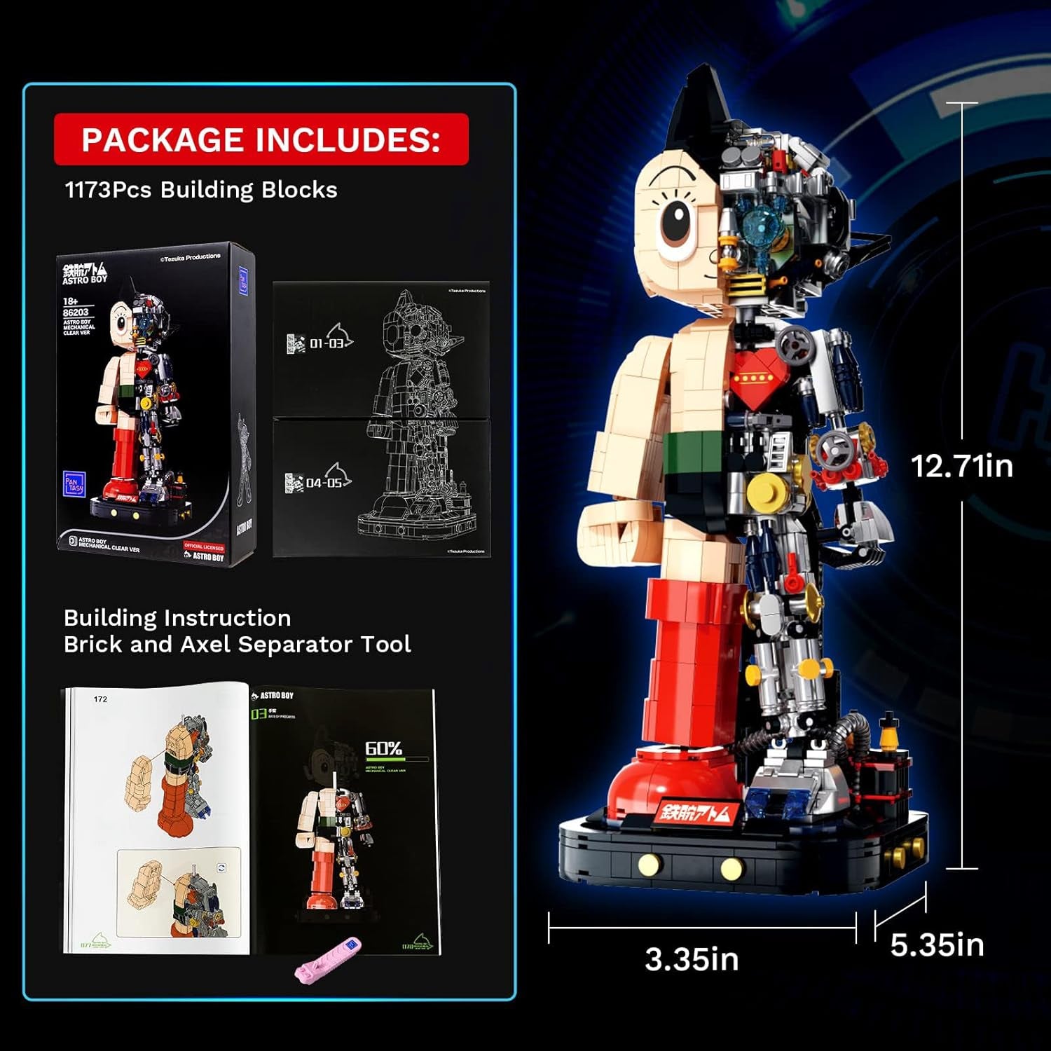 PANTASY Astro Boy Robot-Set, 32 cm, Astro Boy