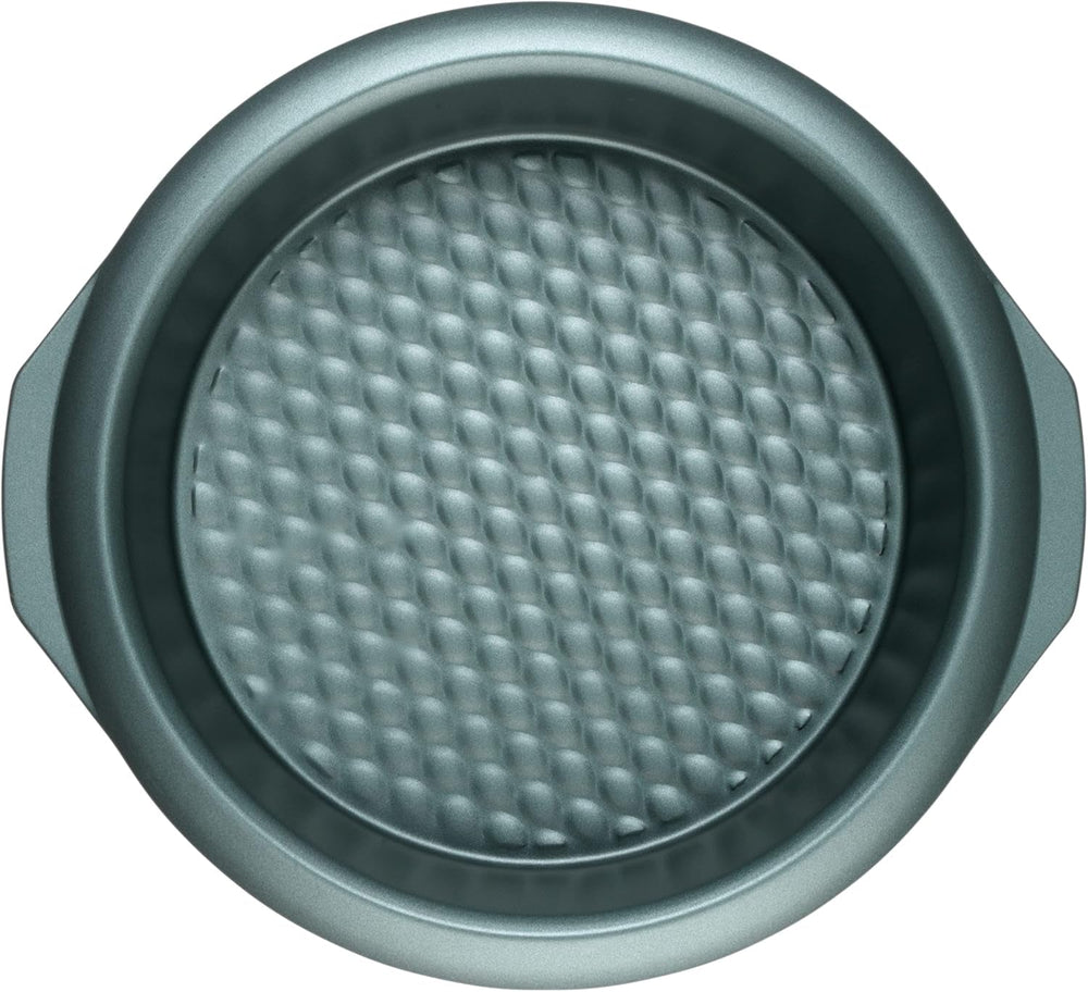 Progress BW09819G2EU7 Shimmer Kollektion, Runde Backform Aus Kohlenstoffstahl Mit Antihaftbeschichtung, Ideal Für Pies, Kuchen, Torten Und Quiches, 28 Cm, Grün Stampi e teglie da forno Naty Shop 28Cm Runde Pfanne