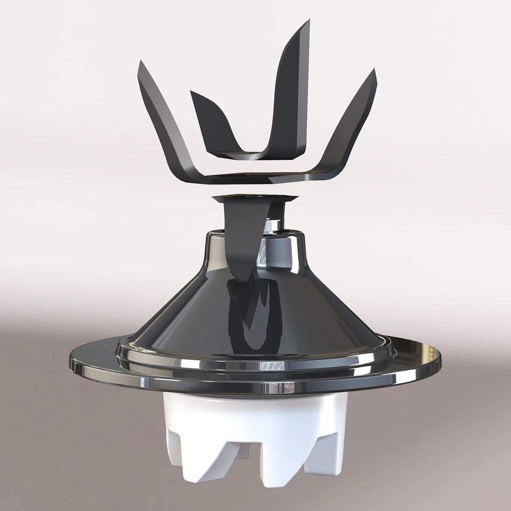 Cecotec Miscelatore Glas Power Schwarz Titan 1000 INOX. 1000 W, Edelstahlgehäuse, 6-Blatt-Blatt Mit Schwarzer Titanbeschichtung, 1.5-L-Glaskrug, 5 Geschwindigkeiten [Energieeffizienzklasse a +] Cucina Naty Shop