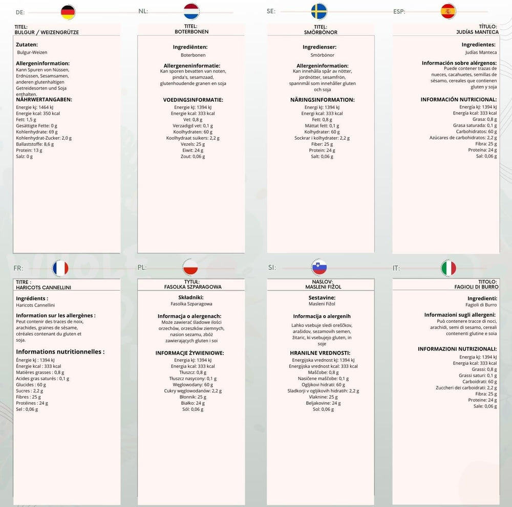 Bulgur di grano integrale terrestre - non OGM - naturale - vegano - senza latticini - senza zuccheri aggiunti, 500 g