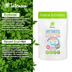 Eritritolo - Alternativa naturale allo zucchero, 2 Kg Dolcificanti Naty Shop