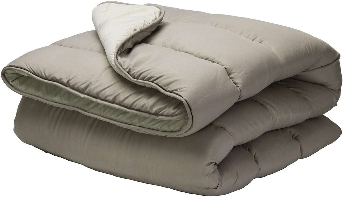 Pikolin Home - Trapunta reversibile 300 G - Imbottitura nordica bicolore - Per letto 90 - confortevole, caldo, traspirante, verde, 150 X 220 cm Piumini e trapunte Naty Shop Mole Pillow 90 - 150X220Cm