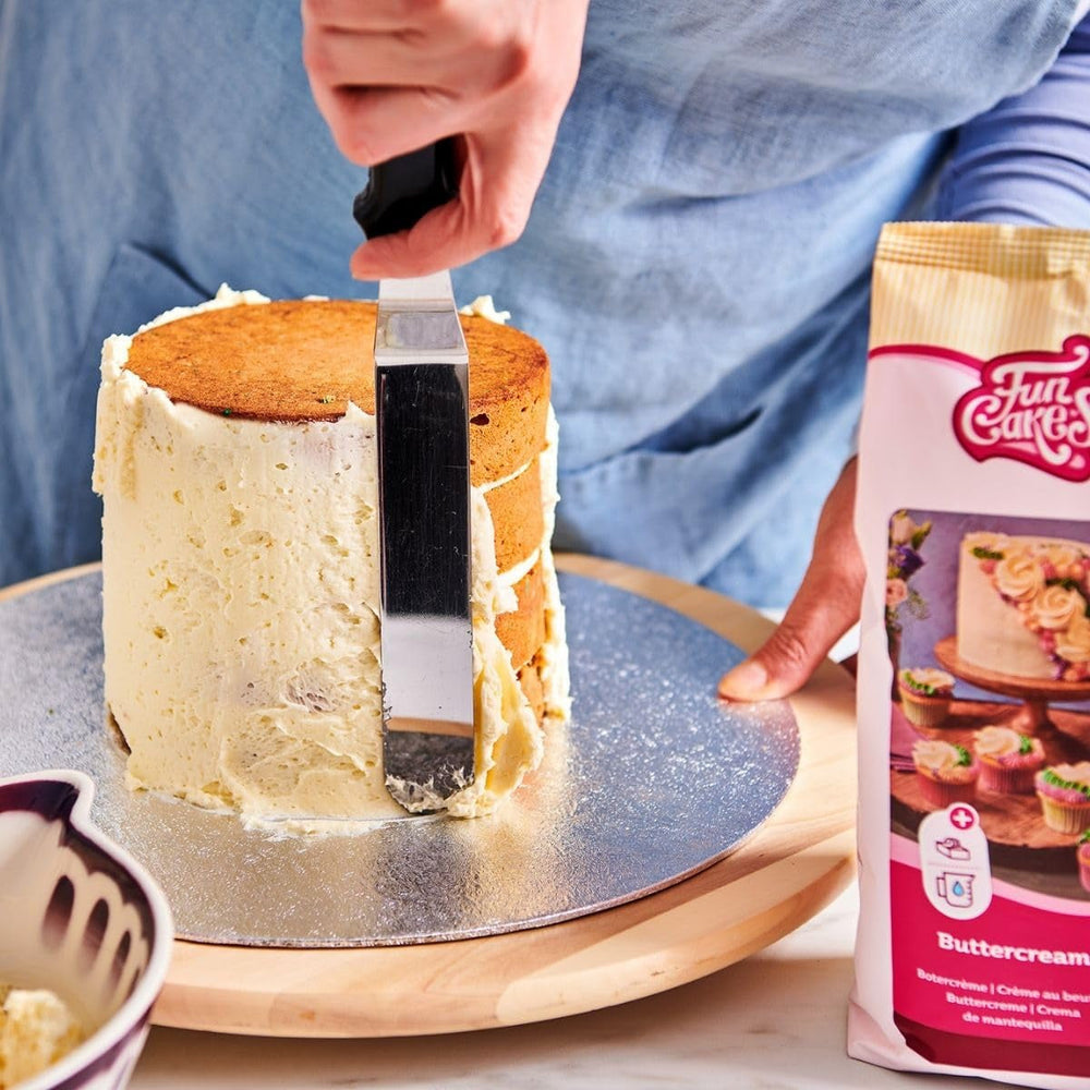 Funcakes Mix Für Buttercreme: Einfach Zu Berübenen, Cremig, Perfekt Zum Dekorieren, Abdecken Und Füllen Von Kuchen, Belag Auf Cupcakes, Halal., 1 Kg Mix per cottura e cottura Naty Shop