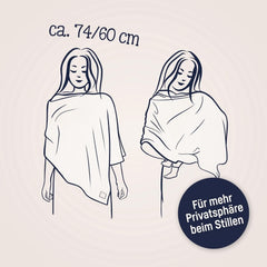 Julius Zöllner Stilltuch Aus 100 Prozent Jersey-Baumwolle, OEKO-TEX STANDARD 100, Made in Germany, Uni Tan Accessori Alimentazione e Allattamento Bebe Naty Shop