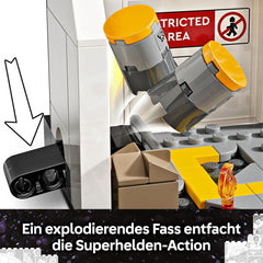 LEGO Marvel Captain America: Civil War Action Duel - Set da gioco di supereroi con 8 minifigure - Set da costruzione e da gioco per aeroplano giocattolo - Regalo per ragazzi e ragazze 76314 Set da costruzione Besuche den LEGO-Store