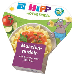 Pasta Hipp Shell con pomodorini e zucchine bio, confezione da 6 (6 x 250 g) Mamma e Bambino Naty Shop