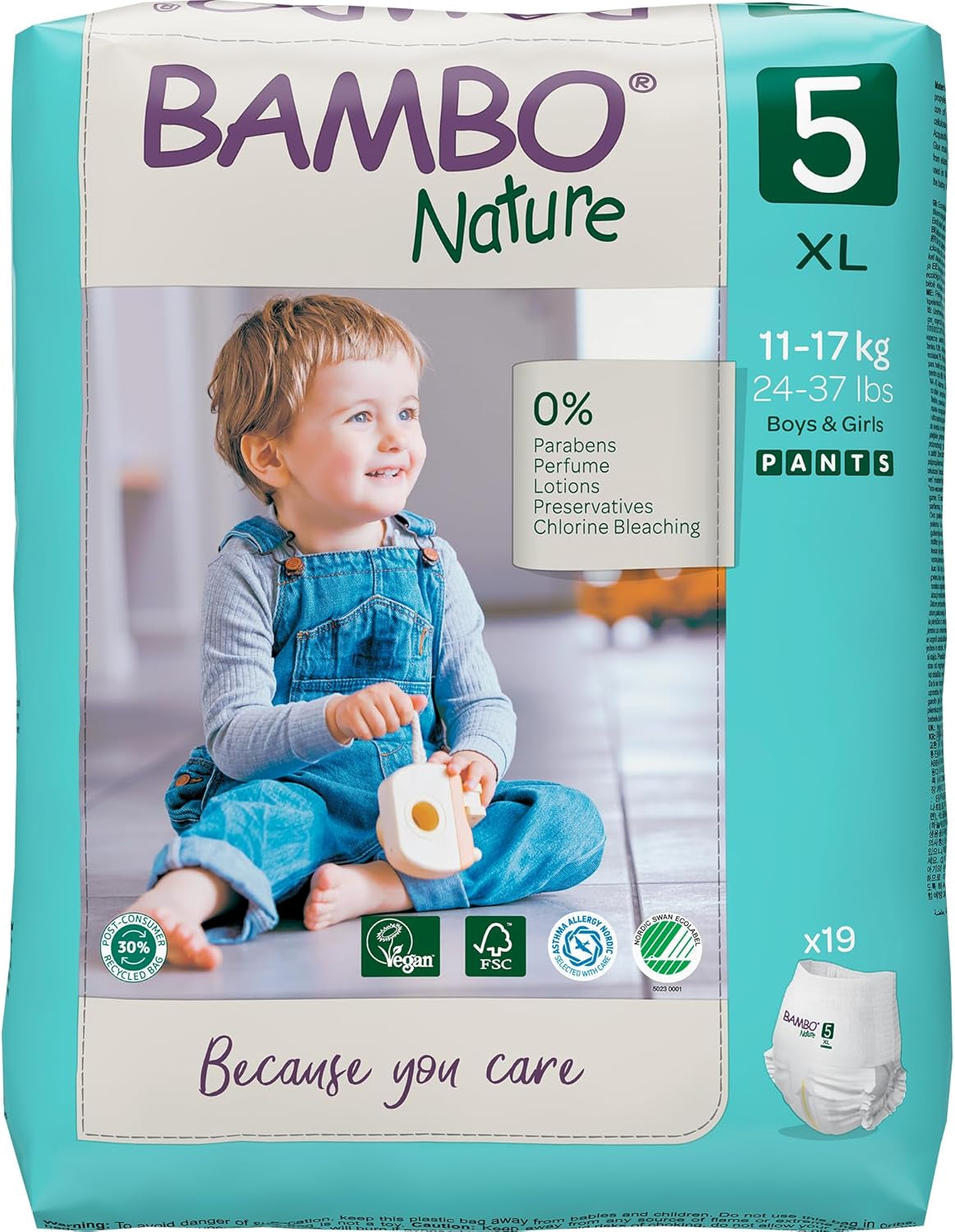 Pannolini per bambini Bambo Nature, taglia 1 (2-4 kg), confezione mensile da 132 pezzi | Pannolini Premium con protezione dalle perdite migliorata | Massimo comfort e libertà per i neonati | Pannolini dermatologicamente testati