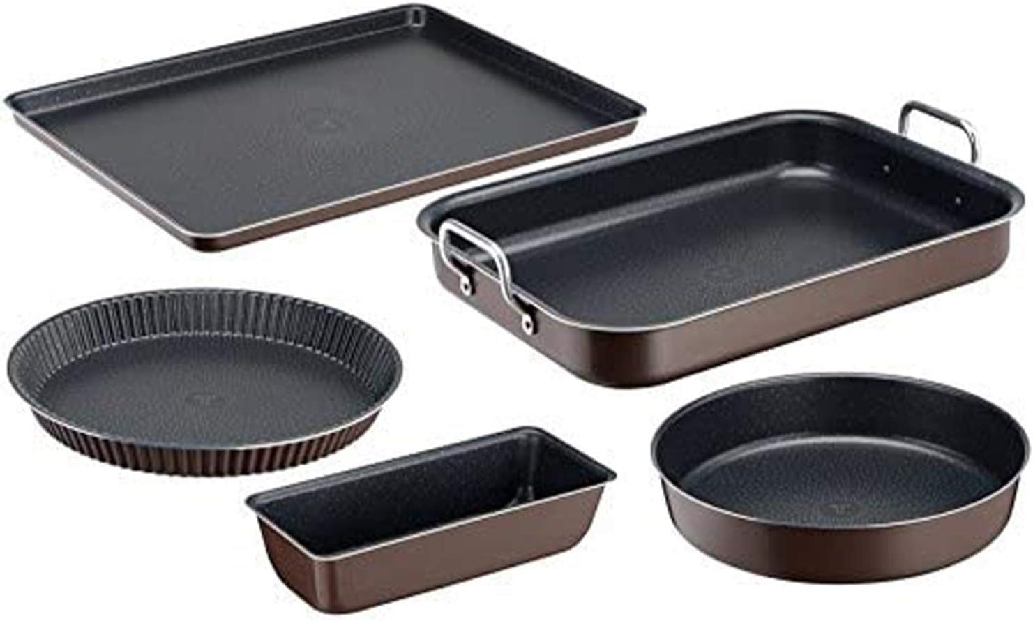Tefal J1601502 Success Auflaufform Alluminio Schwarz 36 X 24 X 5,5 Cm Stampi e teglie per dolci Naty Shop