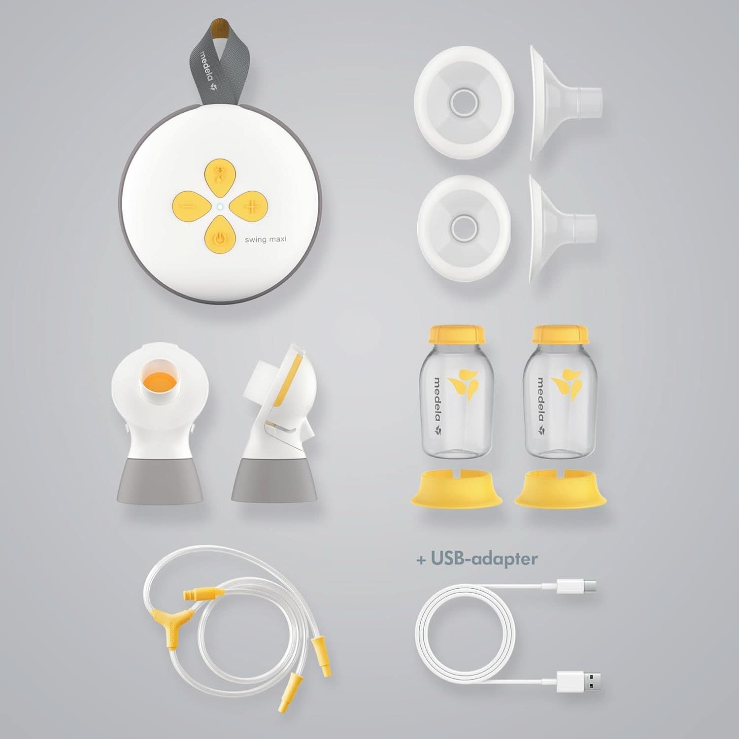 Tiralatte manuale Medela Harmony - Design svizzero compatto con protezioni Personalfit Flex e tecnologia Medela 2-Phase Expression Accessori Alimentazione e Allattamento Bebe Naty Shop