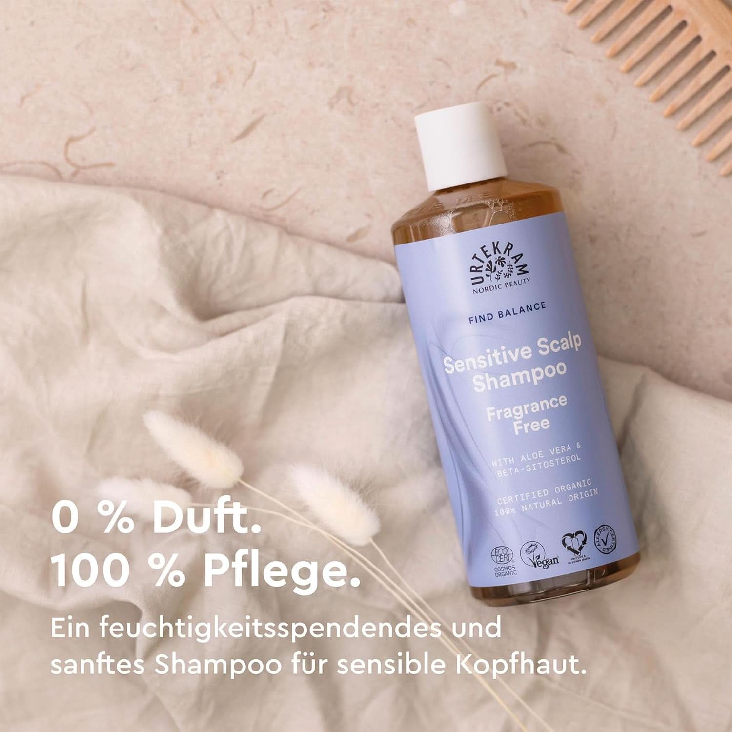 Urtekram Shampoo - senza profumo, equilibrato, delicato 500 ml Doccia e bagno Naty Shop