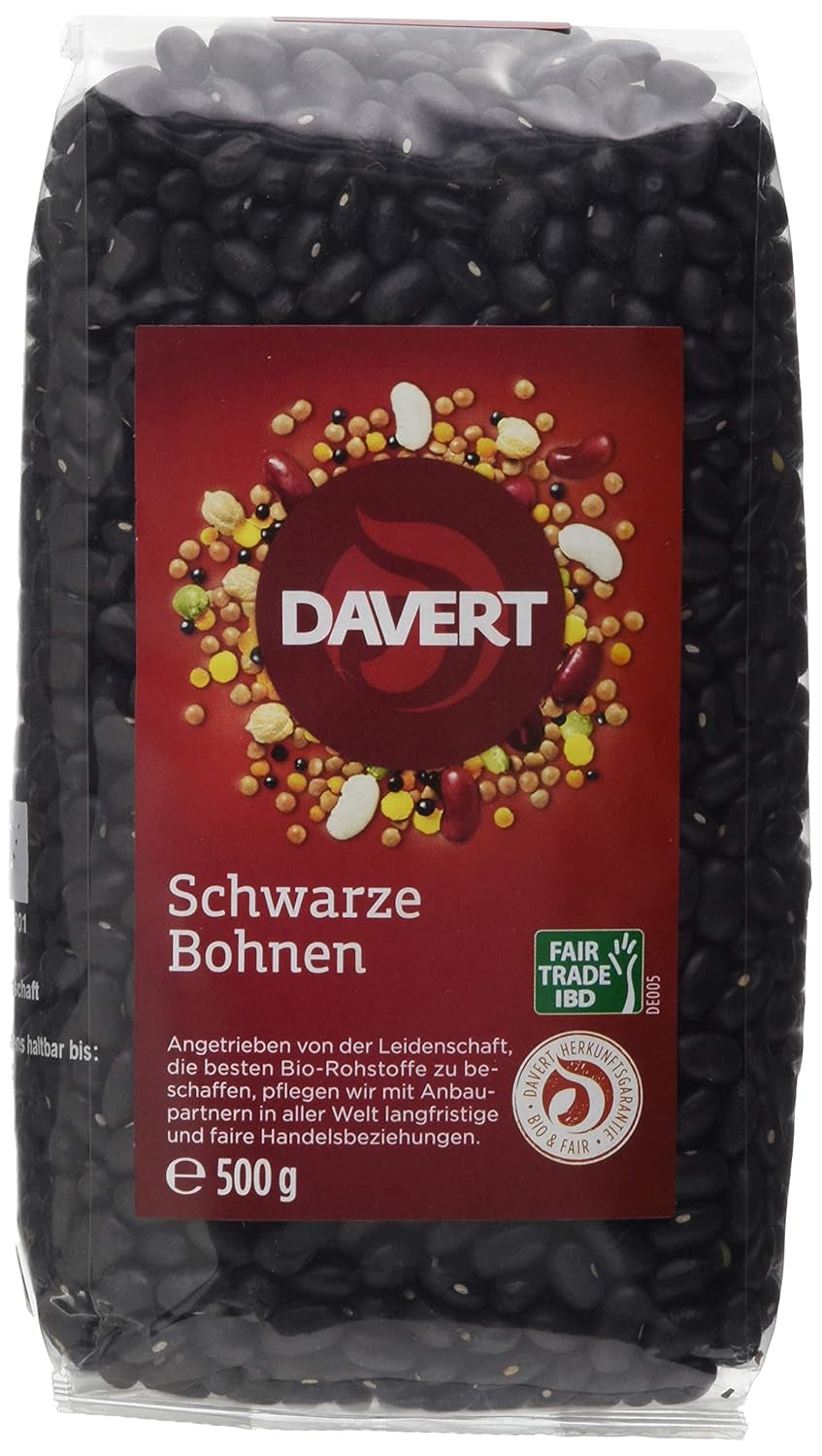 Fagioli neri Davert (1 x 500g)