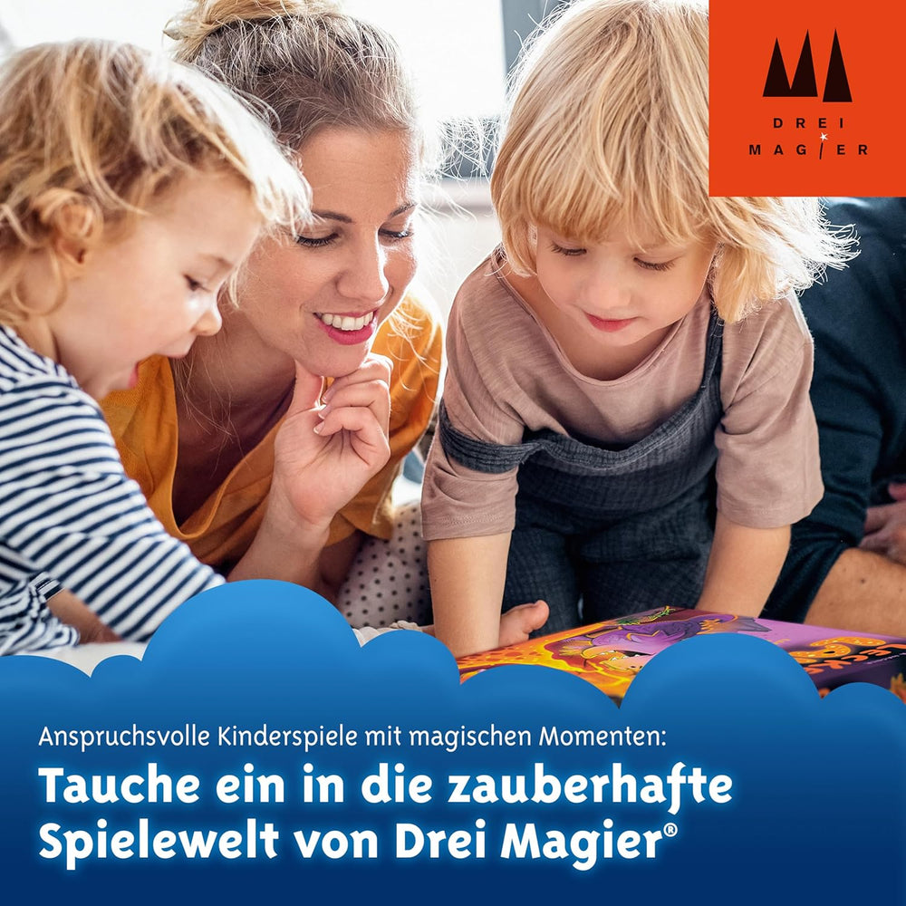 Schmidt Spiele 40862 Mogel Motte, Gioco di carte dei tre maghi
