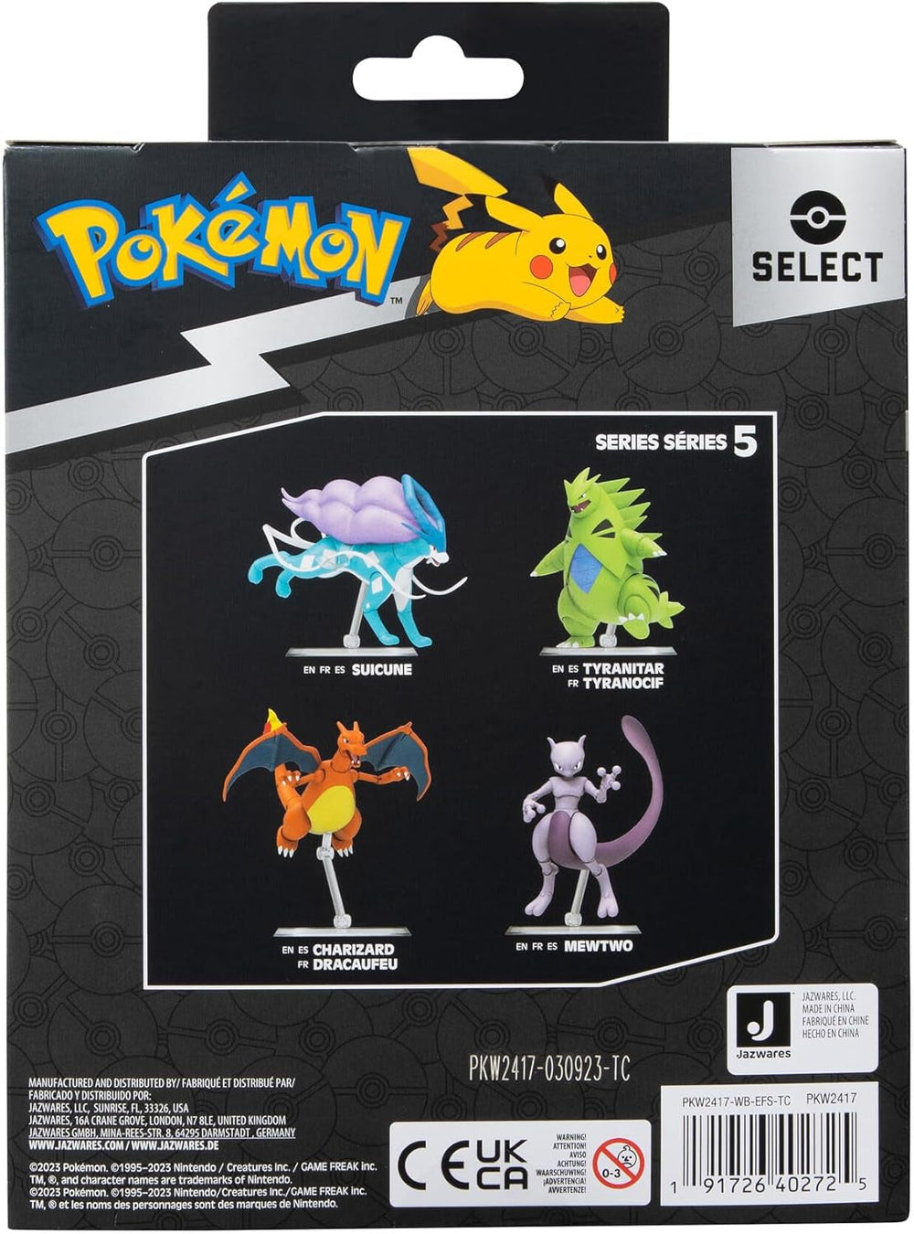 Pokémon Pkw2417-15Cm Seleziona Figura - Mewtu Official Movable Figure Action Figures Naty Shop