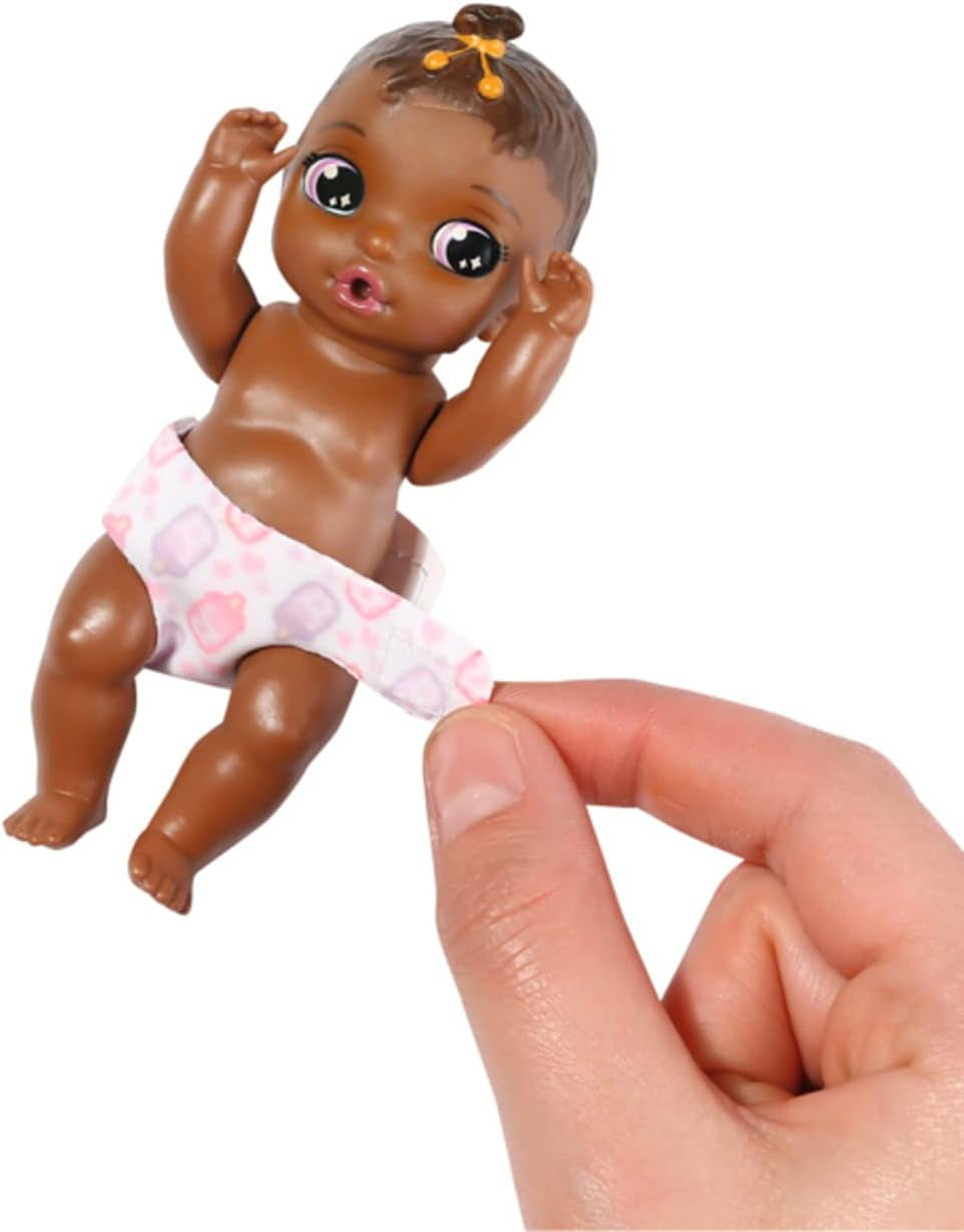 BABY Born Suprise bebeluși animale, mini păpușă cu haine de animale cu scutec, certificat de naștere și biberon, 904633 Zapf Creation Papusi Naty Shop