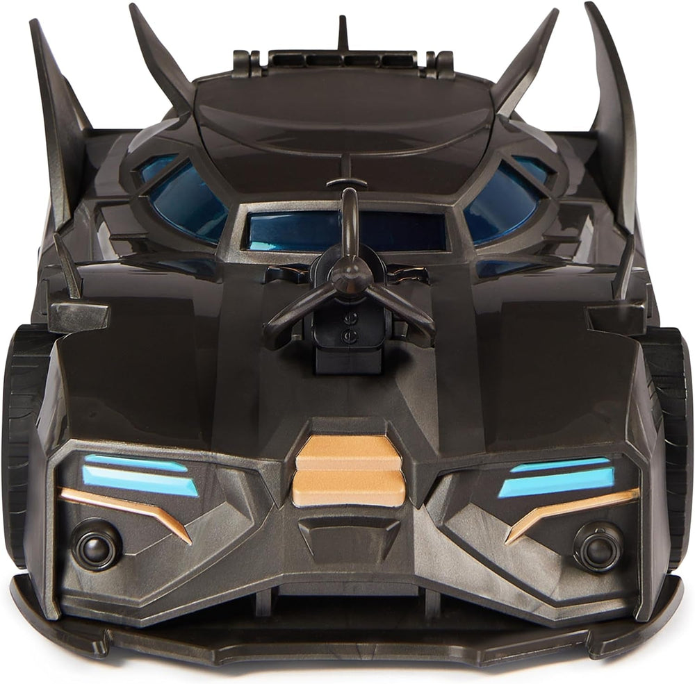 Batmobile fuoristrada Batman DC Comics con catapulta con gancio e cella a griglia sul retro, incluso personaggio Batman da 10 cm per fan dei supereroi dai 4 anni in su Action Figure Naty Shop
