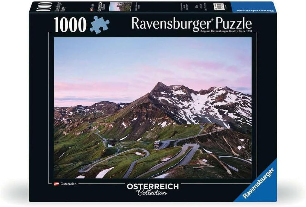 Ravensburger Puzzle 88195 88195-Großglockner Hochalpenstraße-1000 piese puzzle jigsaw pentru adulți și copii cu vârsta de 14 ani și peste Puzzle Naty Shop Design nou