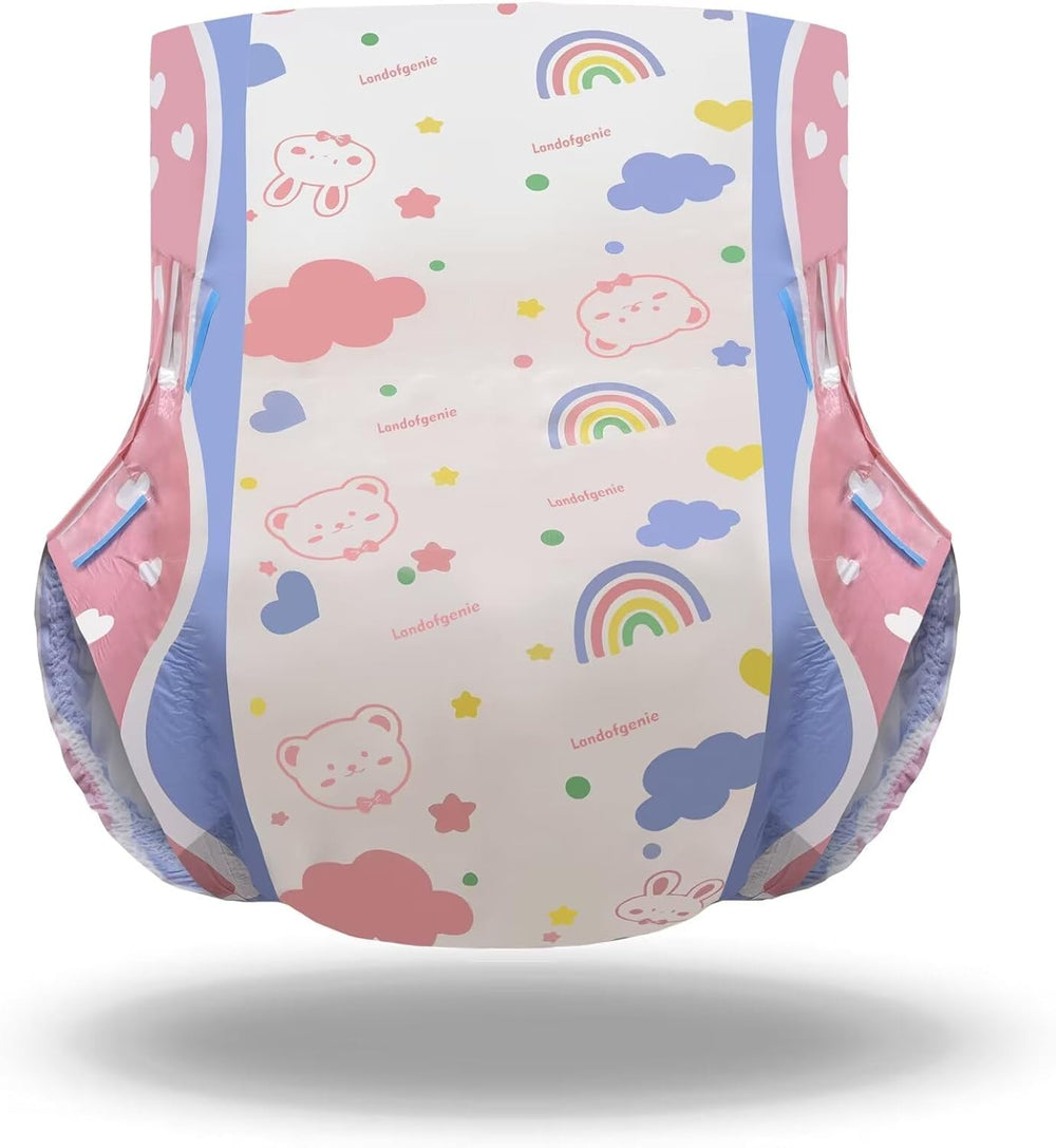 Landofgenie Pannolini Slip-On per adulti per la notte, 10 pezzi