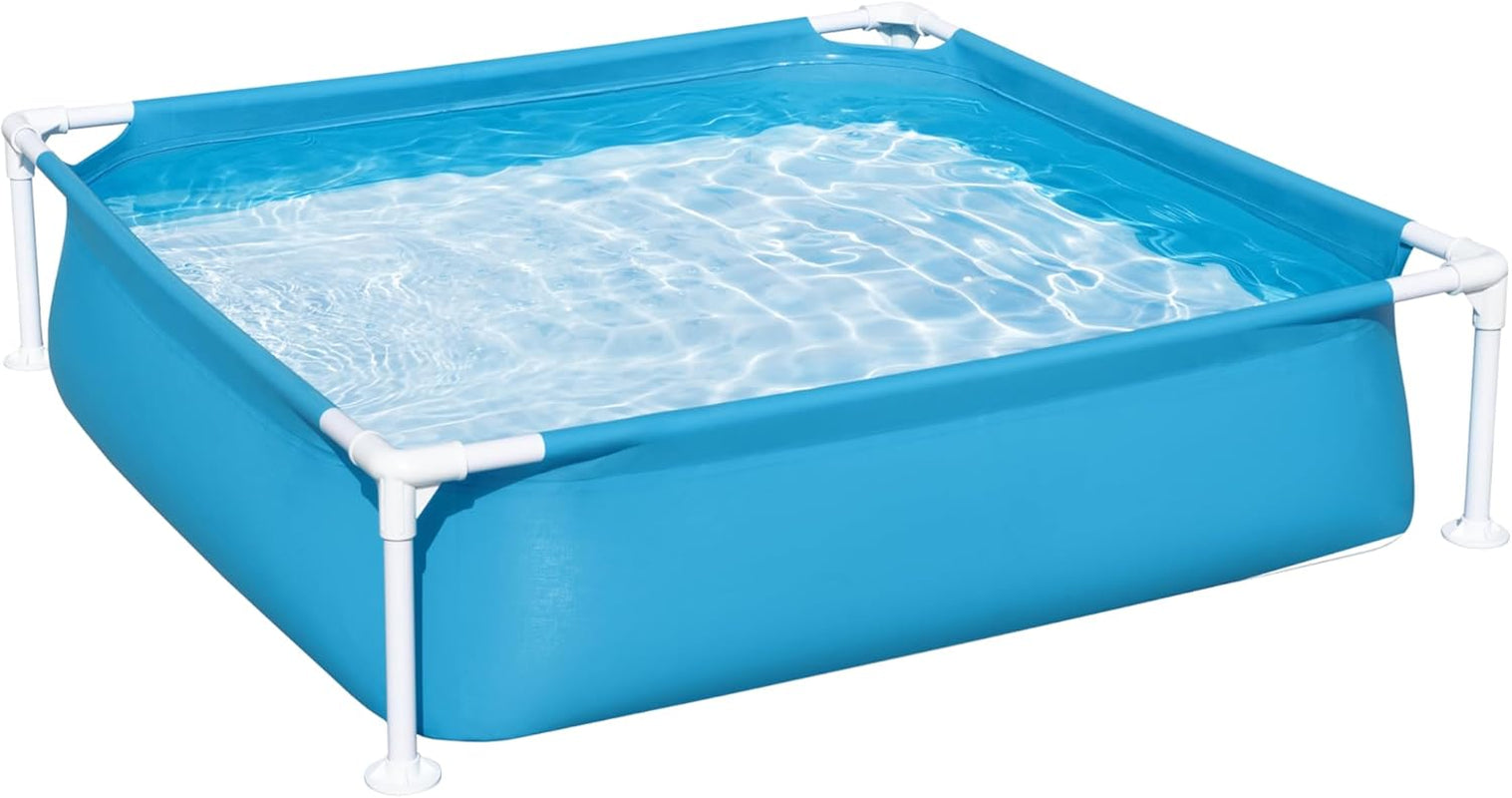 Piscina Bestway My First Frame 122 x 122 x 30,5 cm, blu, rettangolare