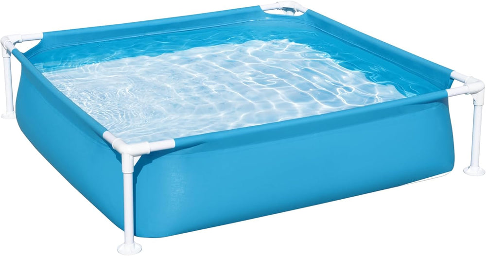 Piscina Bestway My First Frame 122 x 122 x 30,5 cm, blu, rettangolare
