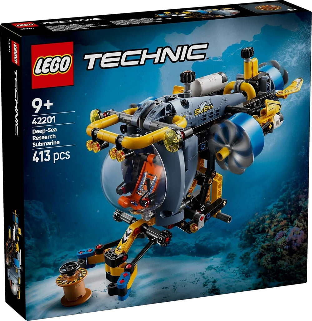 LEGO Technic Sottomarino Esploratore degli abissi Giocattolo da costruzione per bambini di 9 anni Ragazzi e ragazze Idee regalo di compleanno creative Veicolo costruibile con eliche rotanti 42201 Set di costruzione Acquista il negozio LEGO