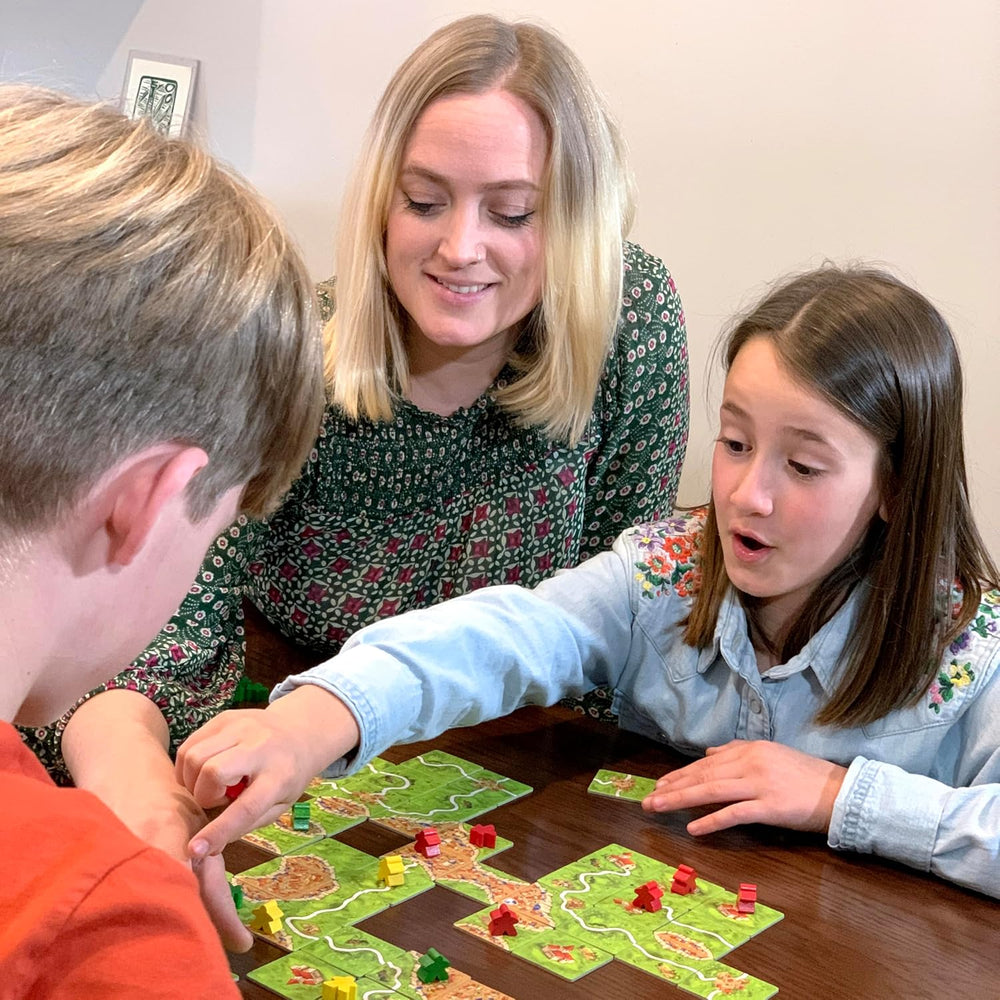 Hans im Glück, UNbox Now, Carcassonne V3.0, Gioco principale, Gioco per famiglie, Gioco dell'anno 2001, 2-5 giocatori, Età 7+, 35 minuti di gioco, Tedesco