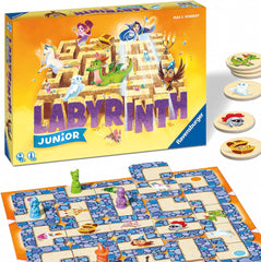 Ravensburger Gioco per bambini 20847 - Junior Labyrinth - Classico per famiglie per bambini, gioco per bambini dai 4 anni in su - Gioco da tavolo adatto per 2-4 giocatori, edizione Junior