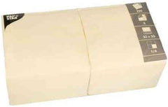 Șervețele, 3 straturi 1/4-fold 33 Cm X 33 Cm Cream Pentru fiecare petrecere și sărbătoare. Cantitate: 250 buc