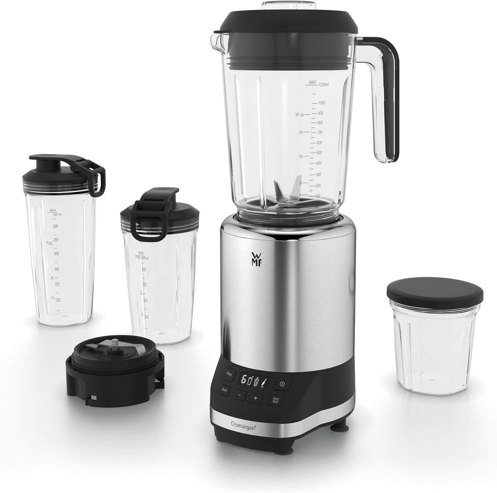 WMF Kult Pro Multifunktionsmixer Hochleistungsmixer, 30.000 U/Min, Smoothie Maker, Standmixer, Ice-Crush Funktion, 4 Mixbehälter Inkl. Togo-Verschluss Cucina Naty Shop