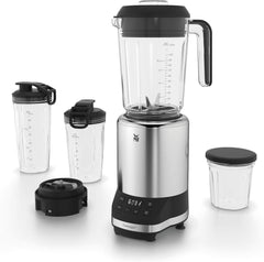 WMF Kult Pro Multifunktionsmixer Hochleistungsmixer, 30.000 U/Min, Smoothie Maker, Standmixer, Ice-Crush Funktion, 4 Mixbehälter Inkl. Togo-Verschluss Cucina Naty Shop