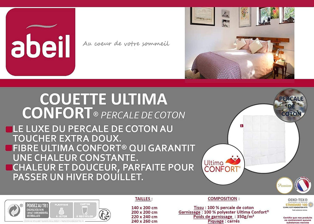 Abeil Premium Ultima Comfort plapuma din bumbac percale, 200 X 200 Cm Plapumi si pilote Naty Shop